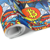 ビットコインアート ラッピングペーパー (ロールコーナー)