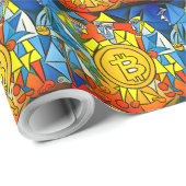 ビットコインアート ラッピングペーパー (ロールコーナー)