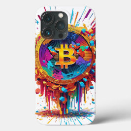 ビットコインイラストレーション iPhone 13 PROケース