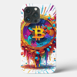 ビットコインイラストレーション iPhone 13 PROケース