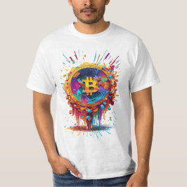 ビットコインイラストレーション Tシャツ