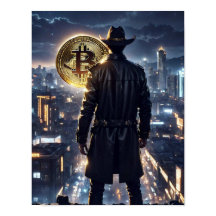 ビットコインカウボーイポスターアート
