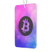 ビットコインクリスタル カーエアーフレッシュナー (左)