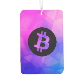 ビットコインクリスタル カーエアーフレッシュナー (裏面)