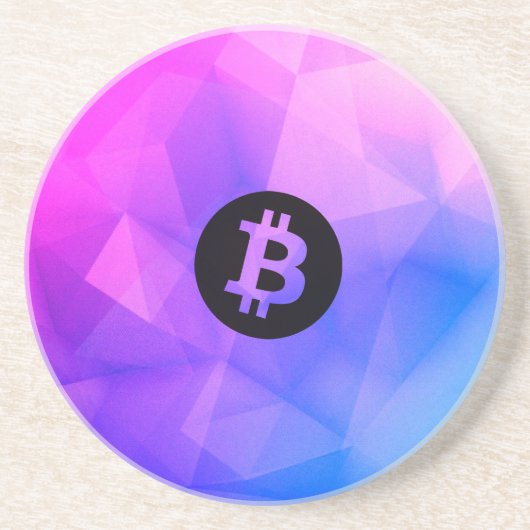 ビットコインクリスタル コースター (正面)