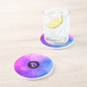 ビットコインクリスタル コースター (側面)