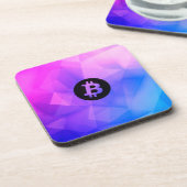 ビットコインクリスタル コースター (左側)