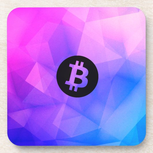 ビットコインクリスタル コースター (正面)
