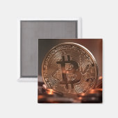 ビットコインコースター マグネット (正面/裏面)
