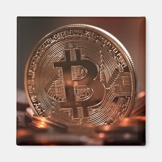 ビットコインコースター マグネット (正面)