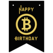 ビットコインゴールドの誕生日バンテージ バナー (第2の旗)