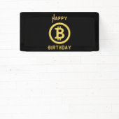 ビットコインゴールド ハッピーバースデー 2x1 ビニールバナー 横断幕 (インサイチュ)