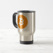 ビットコインシンボル トラベルマグ (正面左)