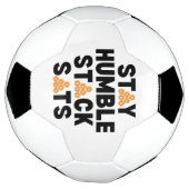 ビットコインステイ謙虚スタックSATS暗号 サッカーボール (回転)