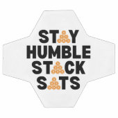 ビットコインステイ謙虚スタックSATS暗号 サッカーボール (フラット)