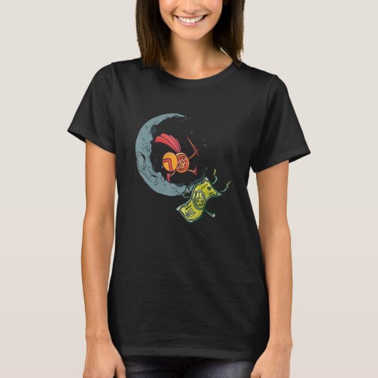 ビットコインスパルタミームBTC暗号 Tシャツ (正面)