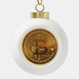 ビットコインセラミックボールクリスマスオーナメント セラミックボールオーナメント