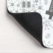 ビットコインデジタル暗号通貨 マウスパッド (コーナー)