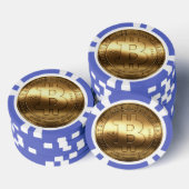 ビットコイントランプのポーカーチップ ポーカーチップ (積み重ね)
