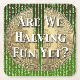 ビットコインハーヴィングイベント スクエアペーパーコースター