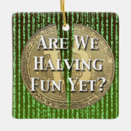 ビットコインハーヴィングイベント セラミックオーナメント