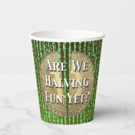 ビットコインハーヴィングイベント 紙コップ