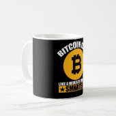 ビットコインパパ コーヒーマグカップ (正面左)