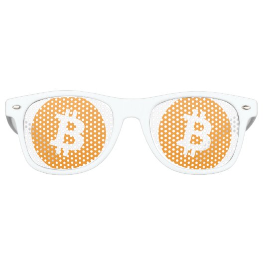 ビットコインパーティーサングラス レトロサングラス (正面)