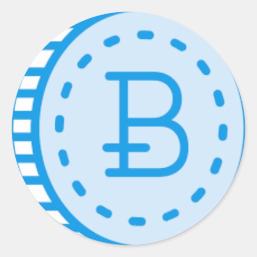 ビットコインブルーズ ラウンドシール (正面)