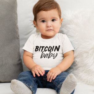 ビットコインベビー暗号通りスタイルギフトかわいい ベビーTシャツ