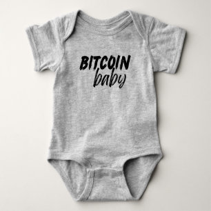 ビットコインベビー暗号通り-スタイルギフトビットコイン ベビーボディスーツ