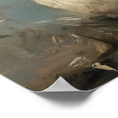 ビットコインラビットホール暗号ウォールアート ポスター (角)