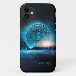 ビットコインランディング暗号BTC名パーソナライズされた iPhone 11 ケース
