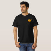 ビットコインロゴ入りゴールドブル Tシャツ (正面フル)