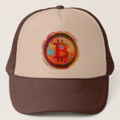 ビットコインロゴ キャップ (正面)