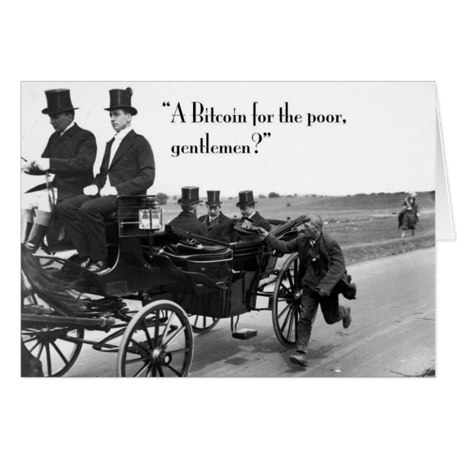 ビットコイン乞食 (正面横)