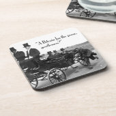 ビットコイン乞食 コースター (左側)