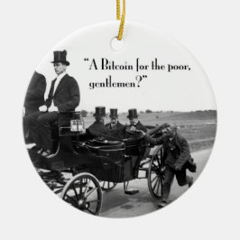 ビットコイン乞食 セラミックオーナメント