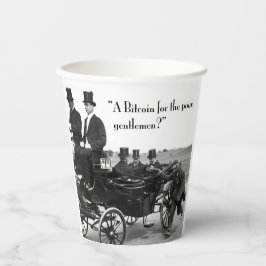 ビットコイン乞食 紙コップ