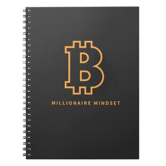 ビットコイン億万長者マインドセット ノートブック (正面)