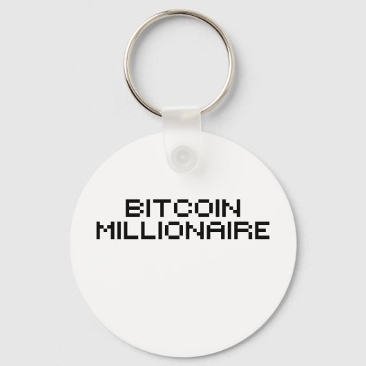 ビットコイン億万長者 キーホルダー (正面)