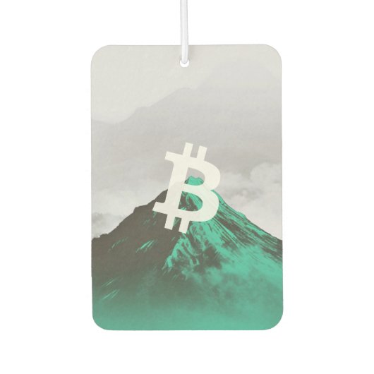 ビットコイン史上最高値 (ATH) カーエアーフレッシュナー (正面)