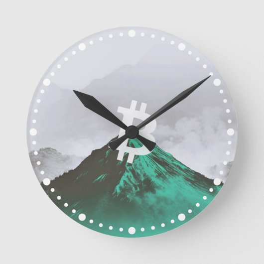 ビットコイン史上最高値 (ATH) ラウンド壁時計 (正面)
