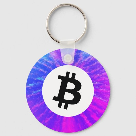 ビットコイン周波数 キーホルダー (正面)