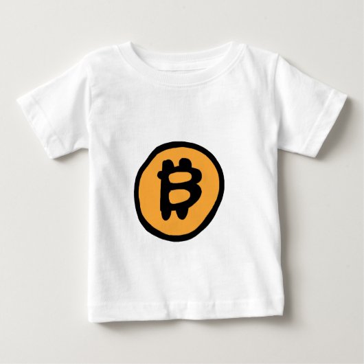 ビットコイン回収 ベビーTシャツ (正面)