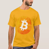 ビットコイン太陽 Tシャツ (正面)