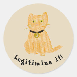 ビットコイン子猫 ラウンドシール