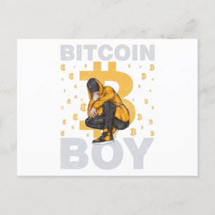 ビットコイン少年 ポストカード