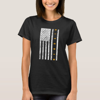 ビットコイン愛国主義 愛国的 アメリカ国旗 自豪なP Tシャツ