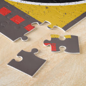 ビットコイン抽象芸術 ジグソーパズル (側面)